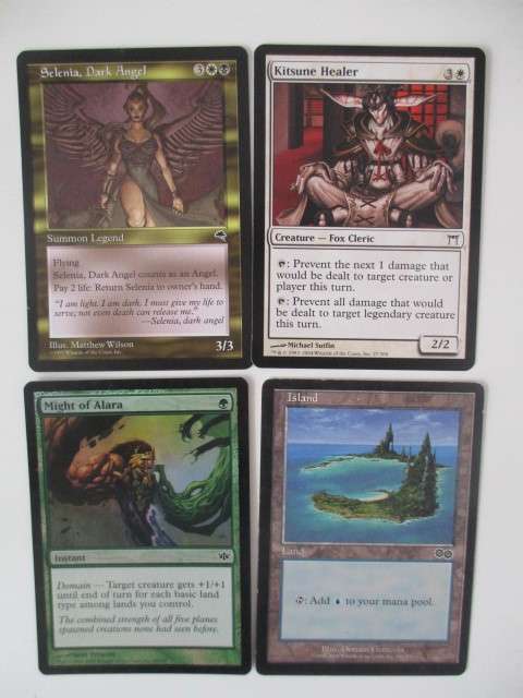 MAGIC THE GATHERING - SELENIA DARK ANGEL -   PLUS 3 FREE CARDS
