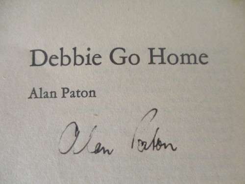 Autographed signed  ALAN PATON 1903 -1988 AND HIS WIFE ANNE PATON