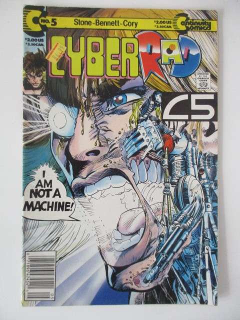 CONTINUITY COMICS - CYBERRAD NO. 5  1991
