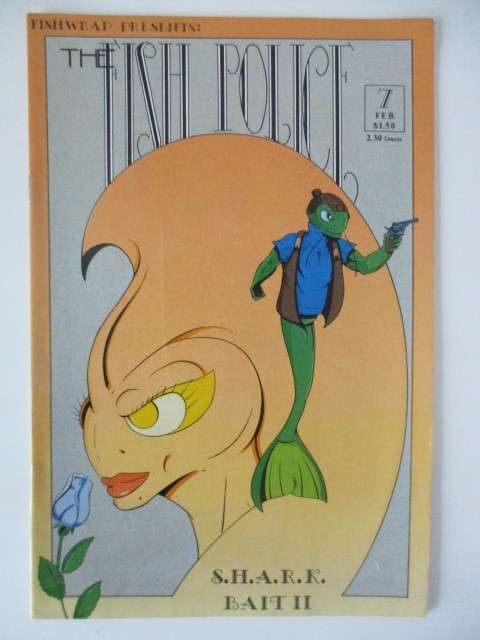 FISHWRAP COMICS - THE FISH POLICE -  VOL. 1  NO. 7  1986