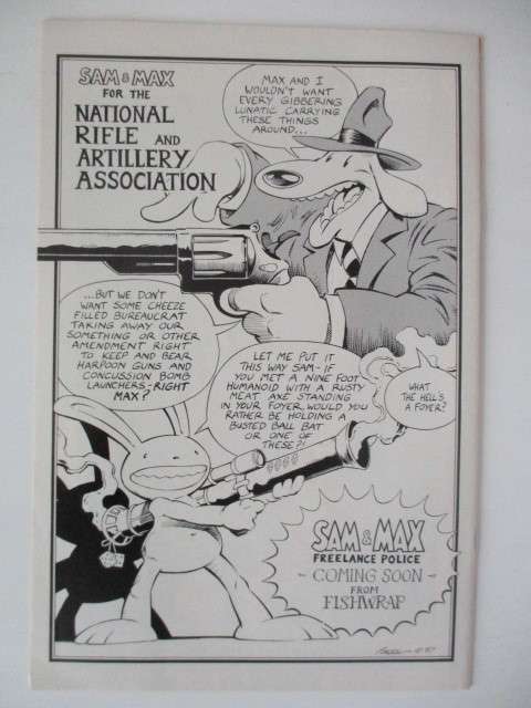 FISHWRAP COMICS - THE FISH POLICE -  VOL. 1  NO. 7  1986