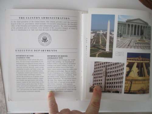 PRINTED AUTOGRAPH - BILL CLINTON AND FREE BOOKLET A4 SIZE