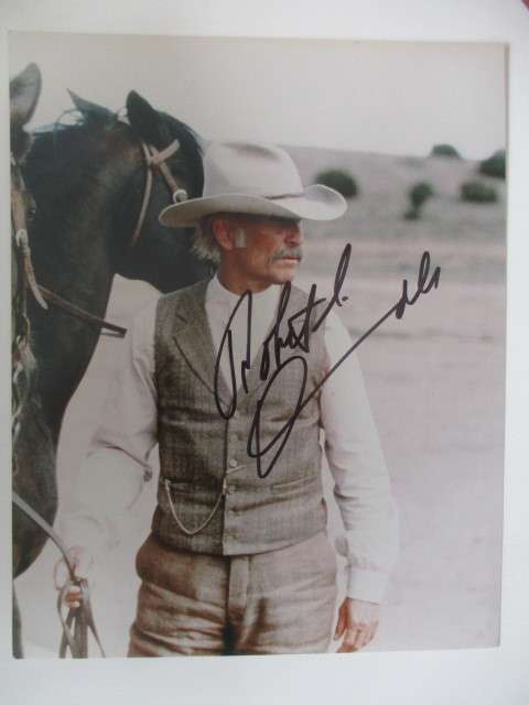 AUTOGRAPHED SIGNED - ROBERT DUVALL - LONESOME DOVE - A4