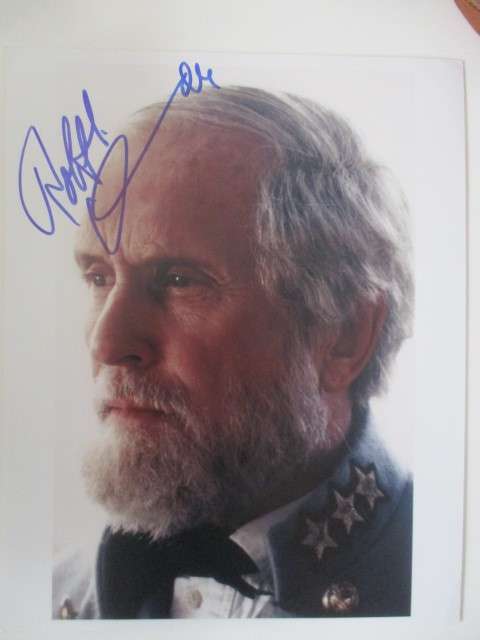 AUTOGRAPHED / SIGNED - ROBERT DUVALL - GOD`S GENERALS A4 SIZE