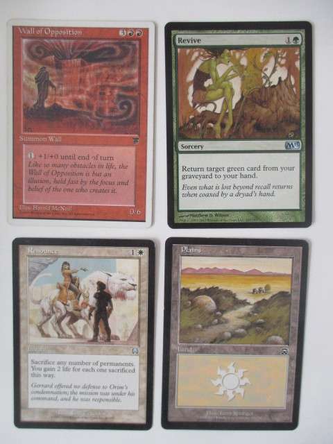 MAGIC THE GATHERING - WALL OF OPPOSITION - PLUS 3 FREE CARDS