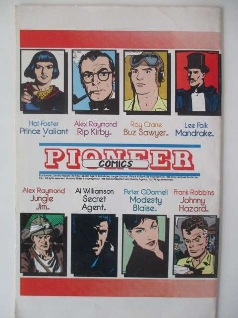 PIONEER COMICS -  PRINCE VALIANT -  NO. 17  - 1989