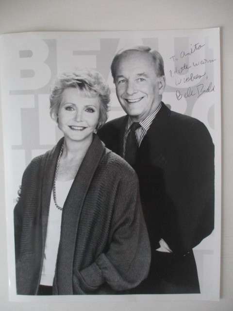 AUTOGRAPHED / SIGNED - WILLIAM BOLD  FOUNDER OF BOLD AND BEAUTIFUL A4 SIZE