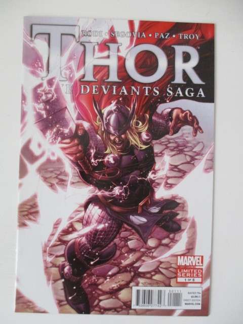 MARVEL LIMITED COMICS - E DEVIANTS SAGA - THOR -  1 OF 5  - 2012