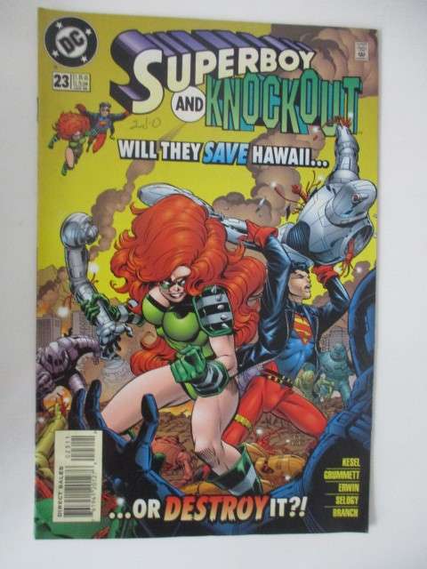 DC COMICS - SUPERBOY AND KNOCKOUT -  NO. 23  1996