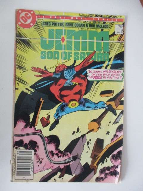 DC COMICS - JEMM SON OF SATURN -  NO. 9   1985
