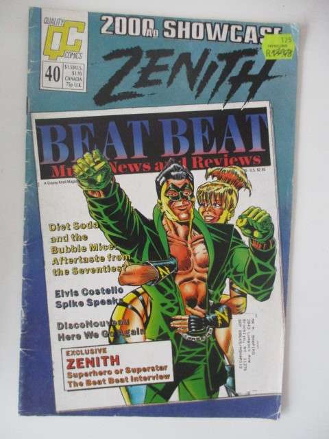 QUALITY COMICS - ZENITH -  NO. 40  - 1988