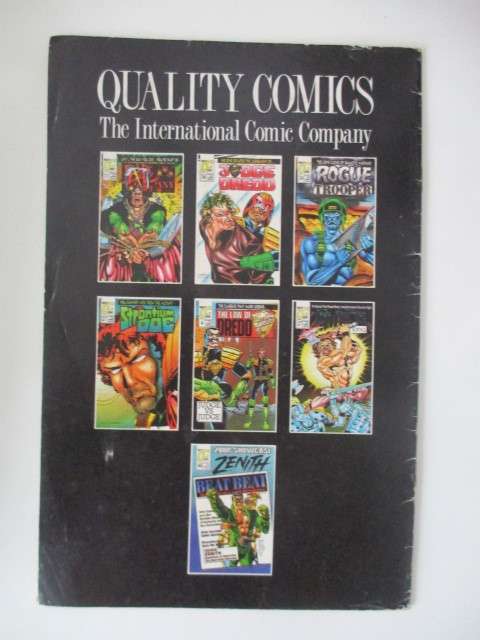 QUALITY COMICS - ZENITH -  NO. 40  - 1988