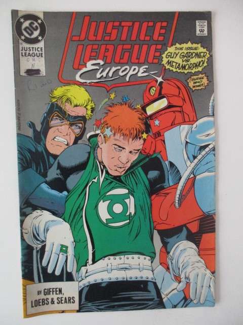 DC COMICS - JUSTICE LEAGUE -  NO. 11    1989