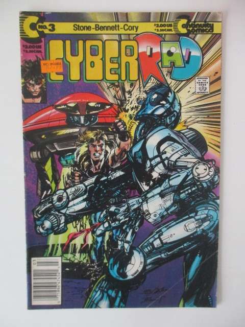 CONTINUITY COMICS - CYBERRAD -  NO. 3  1991