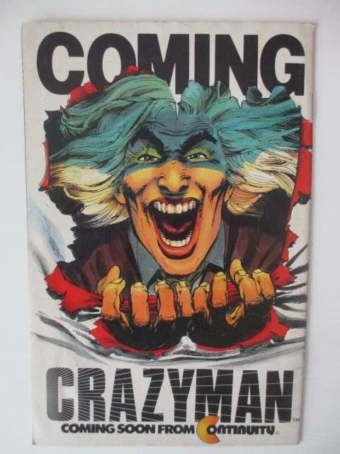 CONTINUITY COMICS - CYBERRAD -  NO. 3  1991