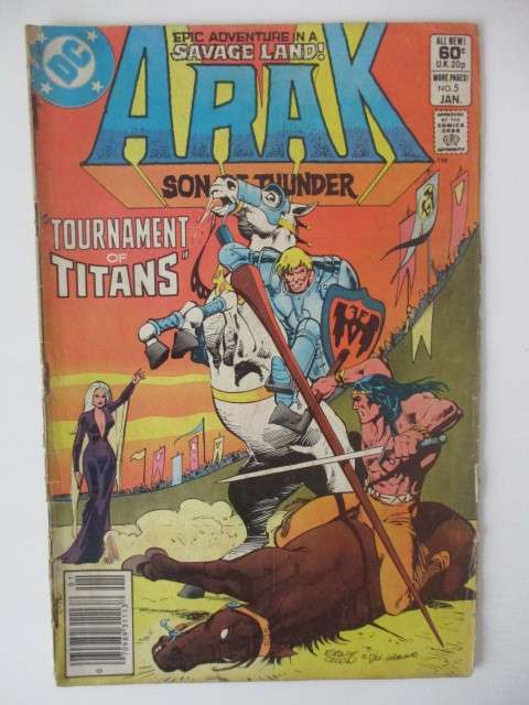 DC COMICS - ARAK SON OF THUNDER -   VOL. 2 NO. 5 1982