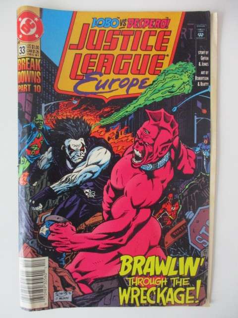 DC COMICS - THE JUSTICE LEAGUE - NO. 33    1991
