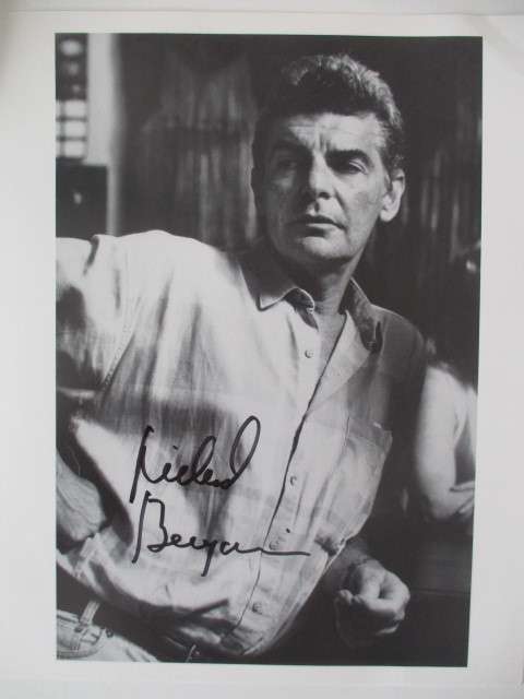 AUTOGRAPHED/ SIGNED - RICHARD BENJAMIN DIRECTOR ACTOR A4 SIZE