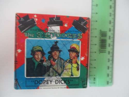 VINTAGE 8MM FILM IN ORIGINAL BOX - THE 3 STOOGES