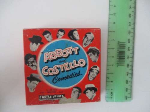 VINTAGE 8MM MOVIE FILM IN ORIGINAL BOX ABBOTT AND COSTELLO