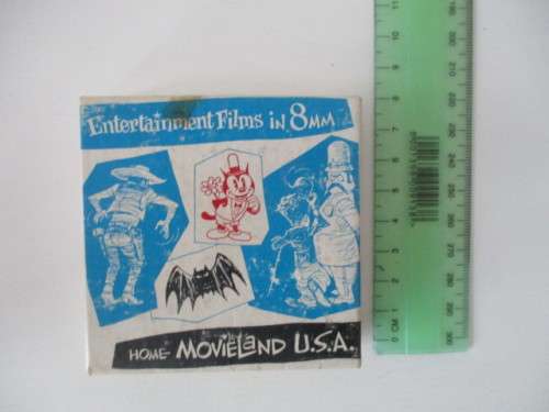 VINTAGE 8 MM MOVIE IN ORIGINAL BOX  -   BATTLE OF THE WILD STALLIONS