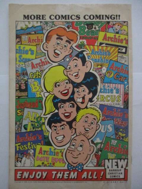 BARBOUR COMICS -  BARNEY BEAR -  1986 -  4 FREE HERO CARDS