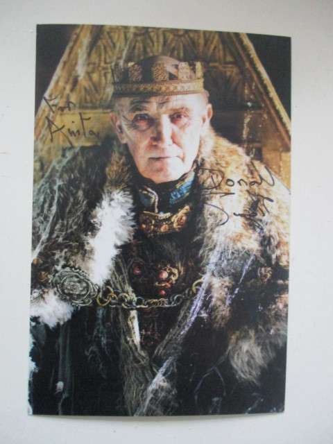 AUTOGRAPHED / SIGNED - DONALD SUMPTER - GAME OF THRONES