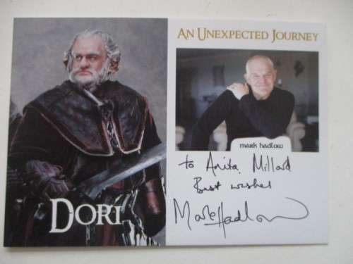 AUTOGRAPHED / SIGNED - MARK HADLOW - LORD OF THE RINGS