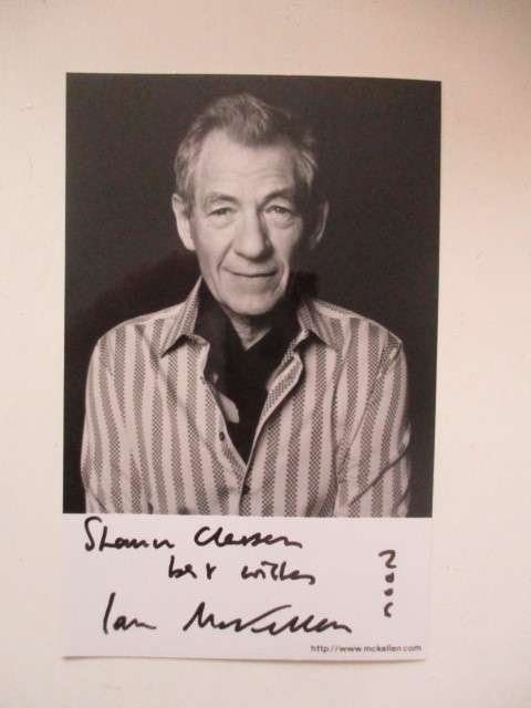 AUTOGRAPHED/ SIGNED - IAN MC KELLEN - LORD OF THE RINGS
