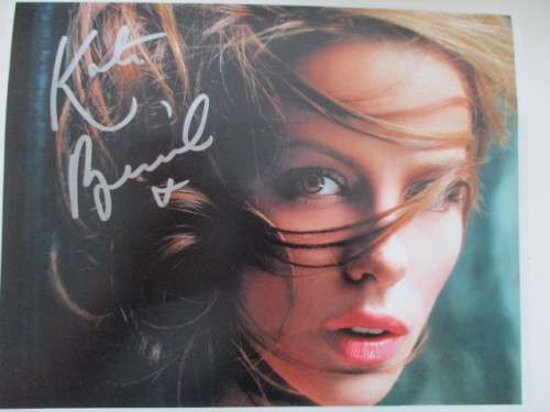 AUTOGRAPHED/ SIGNED - KATE BECKINSALE - UNDER WORLD A4 SIZE