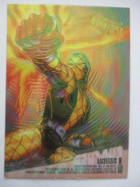 FLEER ULTRA  -  CLEAR CHROME  SHOCKER - TRADING CARD