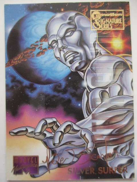 MARVEL MASTER PIECES - SIGNATURE SERIES - SILVER SURFER - TRADING CARD