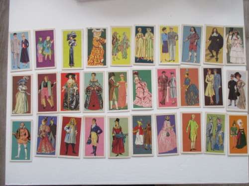 BROOKE BOND TEA CARDS - COSTUME - 30 CARDS