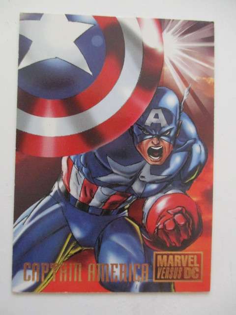 MARVEL VERSUS DC card  - CAPTAIN AMERICA