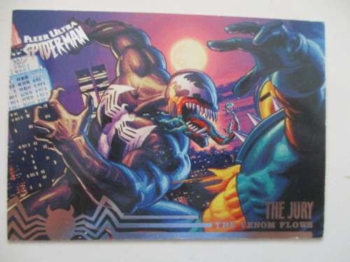 FLEER ULTRA TRADING CARD   SPIDER-MAN - THE JURY