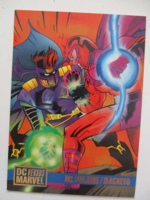 DC VERSUS MARVEL TRADING CARD  - DR. POLARIS / MAGNETO