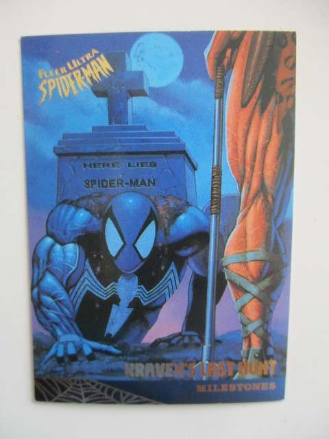 FLEER ULTRA SPIDERMAN   MILESTONES  KRAVEN'S LAST HUNT