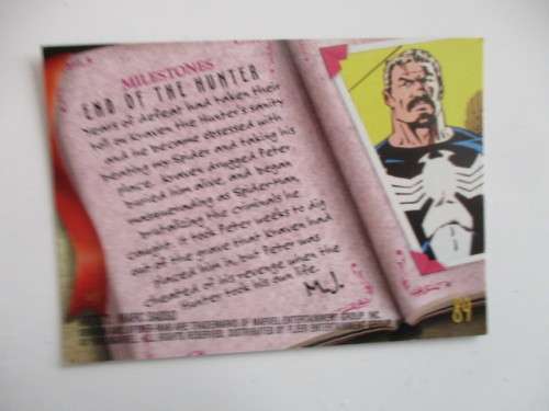 FLEER ULTRA SPIDERMAN   MILESTONES  KRAVEN'S LAST HUNT