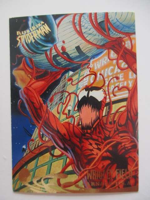 FLEER ULTRA - SPIDER-MAN CARNAGE USA - WRIGLEY FIELD