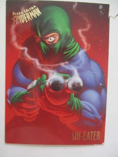 DC FLEER ULTRA  TRADING CARD - SPIDER-MAN - SIN -EATER