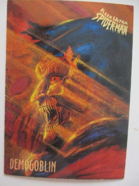 DC FLEER ULTRA  TRADING CARD - SPIDER-MAN - DEMOGOBLIN