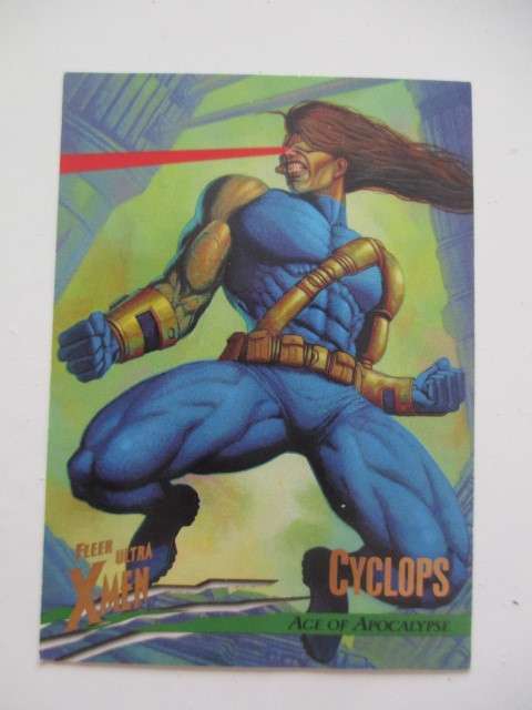 FLEER ULTRA -  SPIDER-MAN   -  DARKHAWK - X-MEN - CYCLOPS