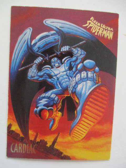 FLEER ULTRA TRADING CARD  - SPIDER-MAN   CARDIAC