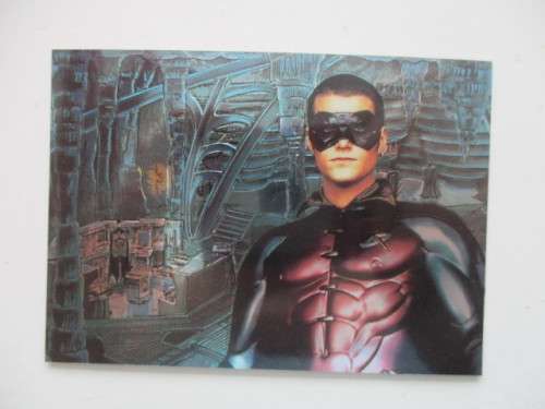 DC ANIMACTION - FOIL HOLOGRAPHIC TRADING CARD   BATMAN FOREVER - ROBIN