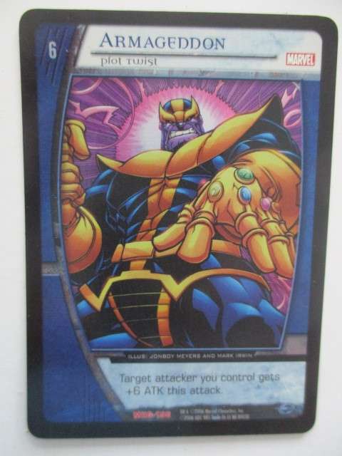 MARVEL -  UPPER DECK TRADING CARD   - ARMAGEDDON  - FOIL CARD