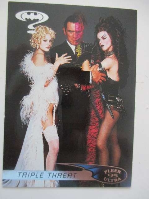 FLEER 95 ULTRA  - BATMAN  - TRIPLE THREAT