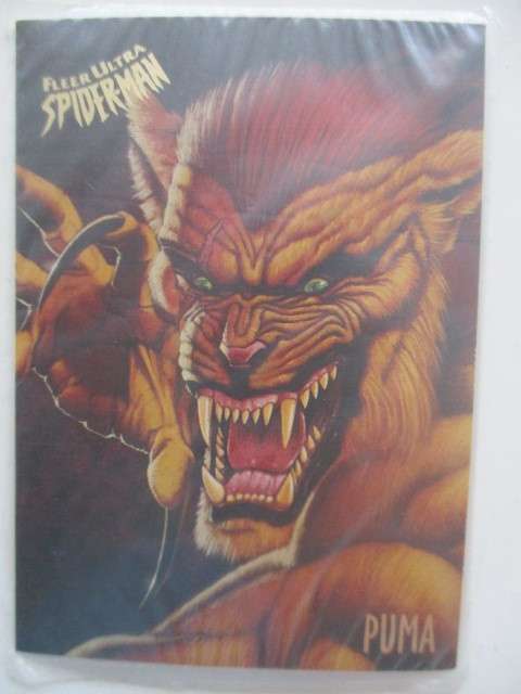 FLEER ULTRA TRADING CARD- SPIDER-MAN  - PUMA - SEALED IN PLASTIC