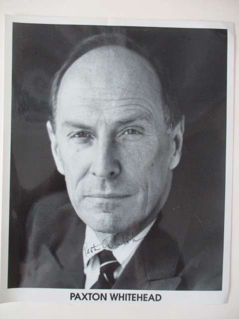 AUTOGRAPHED / SIGNED - PAXTON WHITEHEAD - ACTOR BACK TO SCHOOL A4