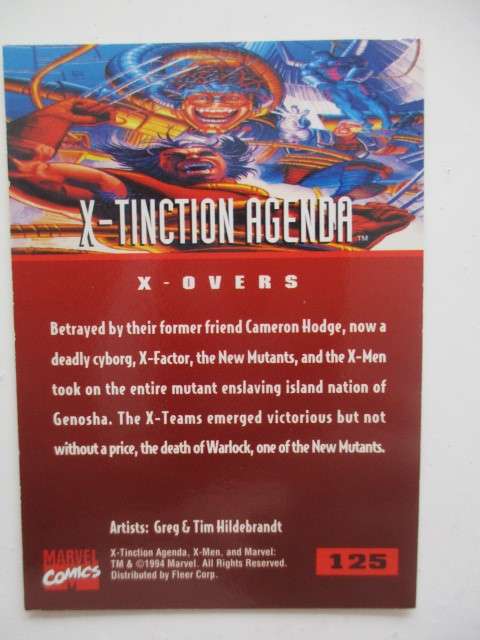95 FLEER ULTRA -  X-TINCTION AGENDA