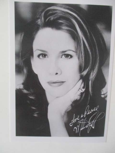 PRINTED AUTOGRAPH - MELISSA GILBERT - LITTLE HOUSE ON THE PRAIRIE